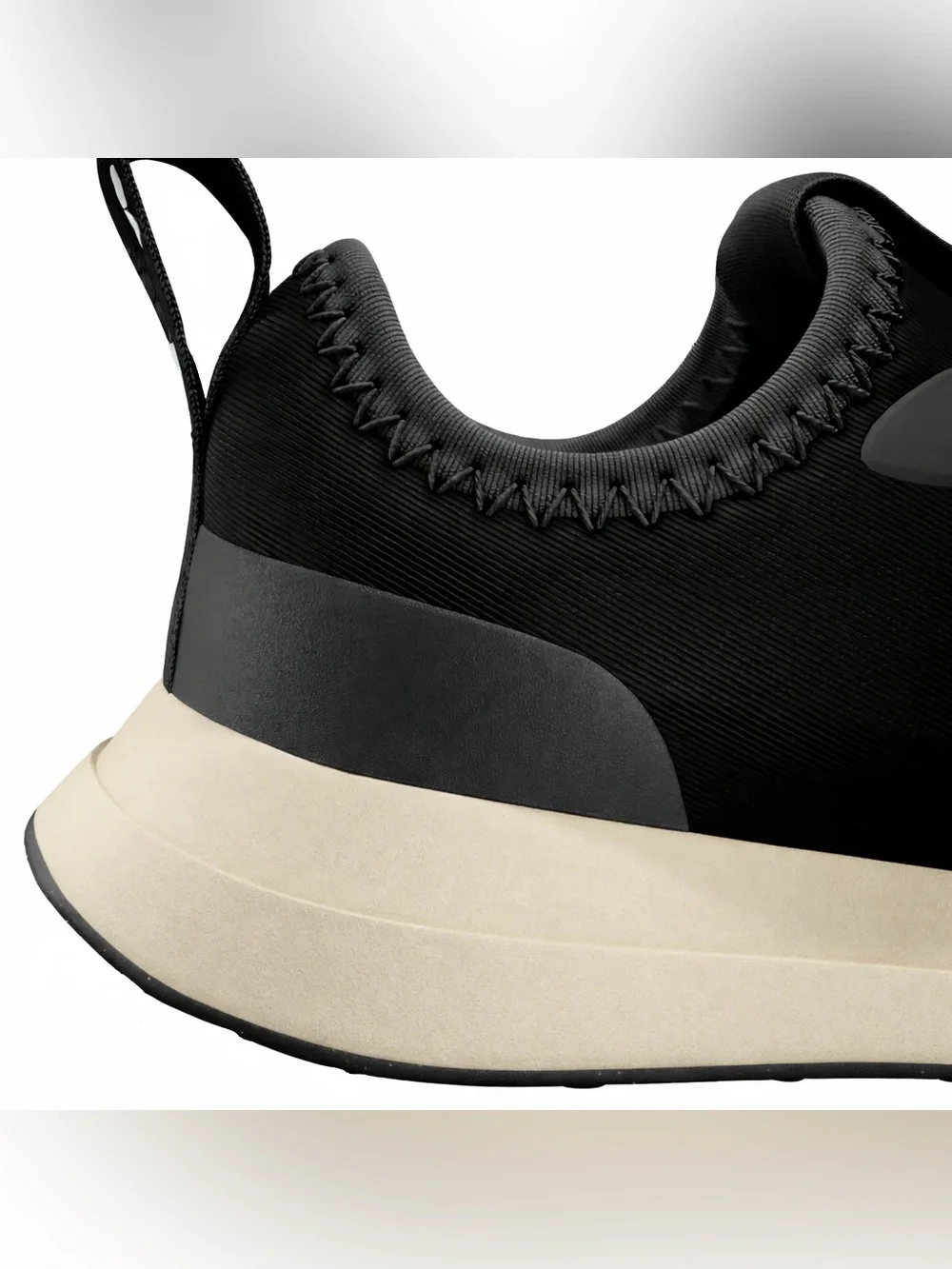 ROBBIE DASH BLACK SNEAKERS - NATIVE (Slip-On Athletic Sneakers)